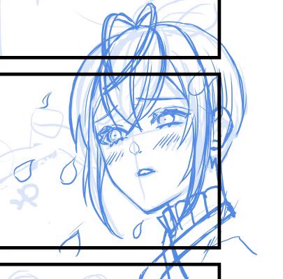 久しぶりに原稿じゃない♣️🌹描いてる 