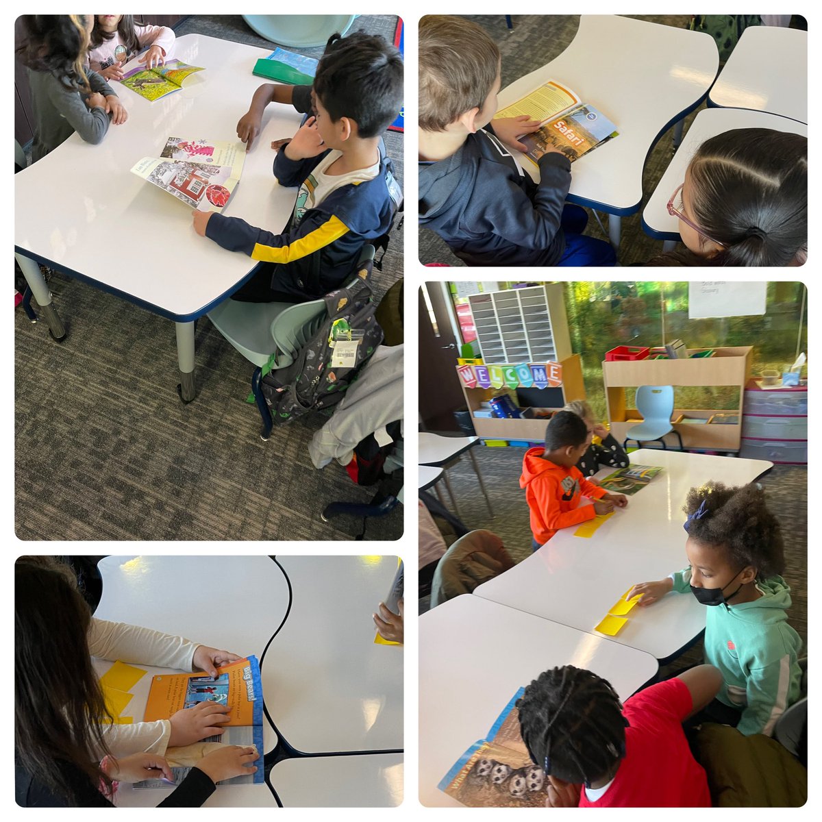 MrsCoughlin__CE's tweet photo. Reading and finding details to support the central idea in nonfiction books. @HumbleISD_CE https://t.co/QdSwmRjH8R