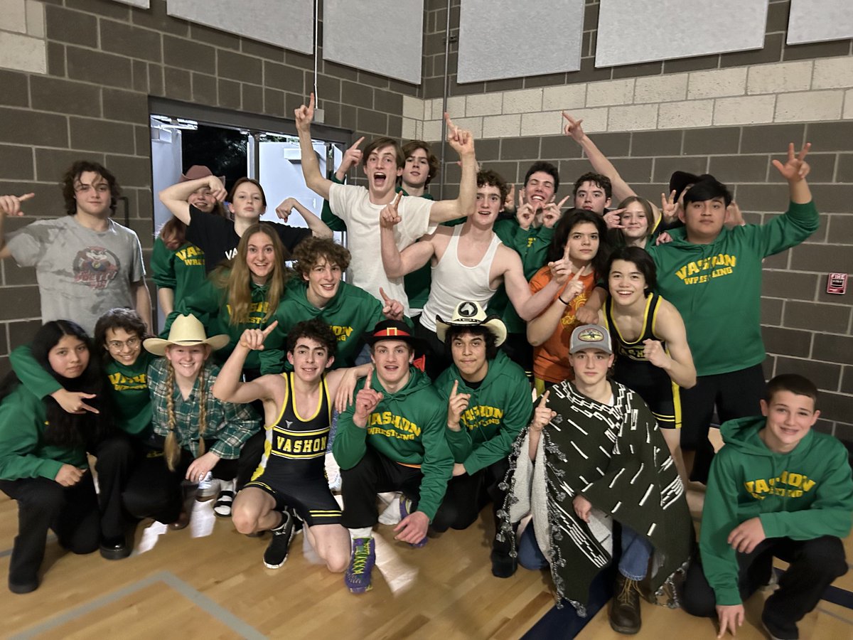 League Dual Meet Champs and Undefeated, 2023: Vashon Island Wrestling.
Next up: Districts on Sat. Feb 4th.
