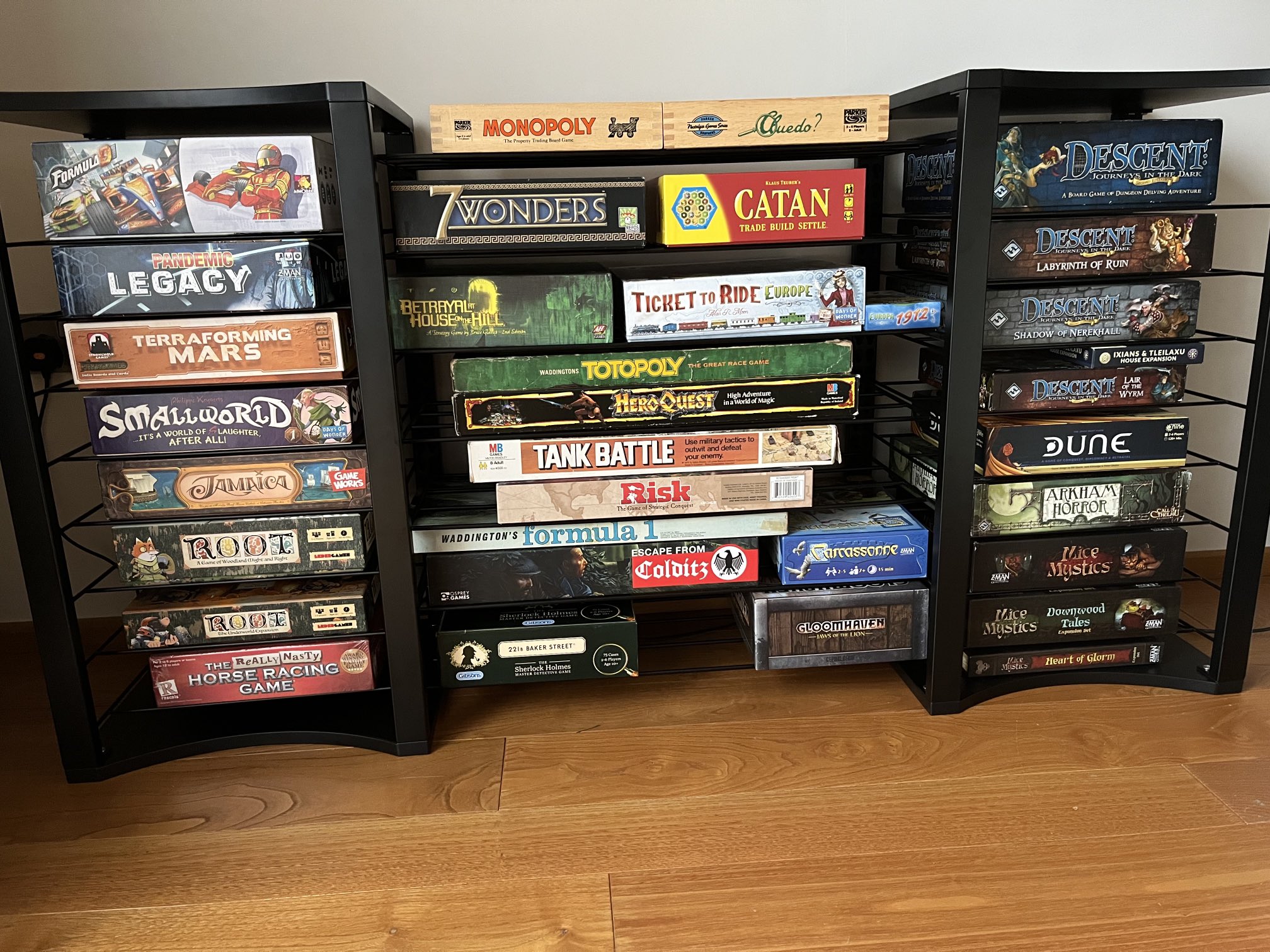 Boxthrone Board Games Shelves, Board Game Storage