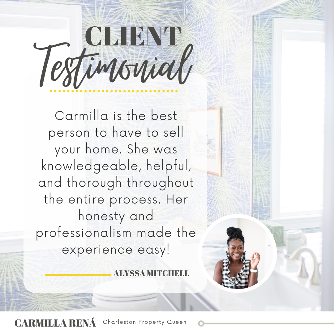 It's the sweet words like this that makes my job so gratifying! It was truly a pleasure being able to serve Alyssa! #clienttestimonial #ReviewReview #CharlestonRealtor