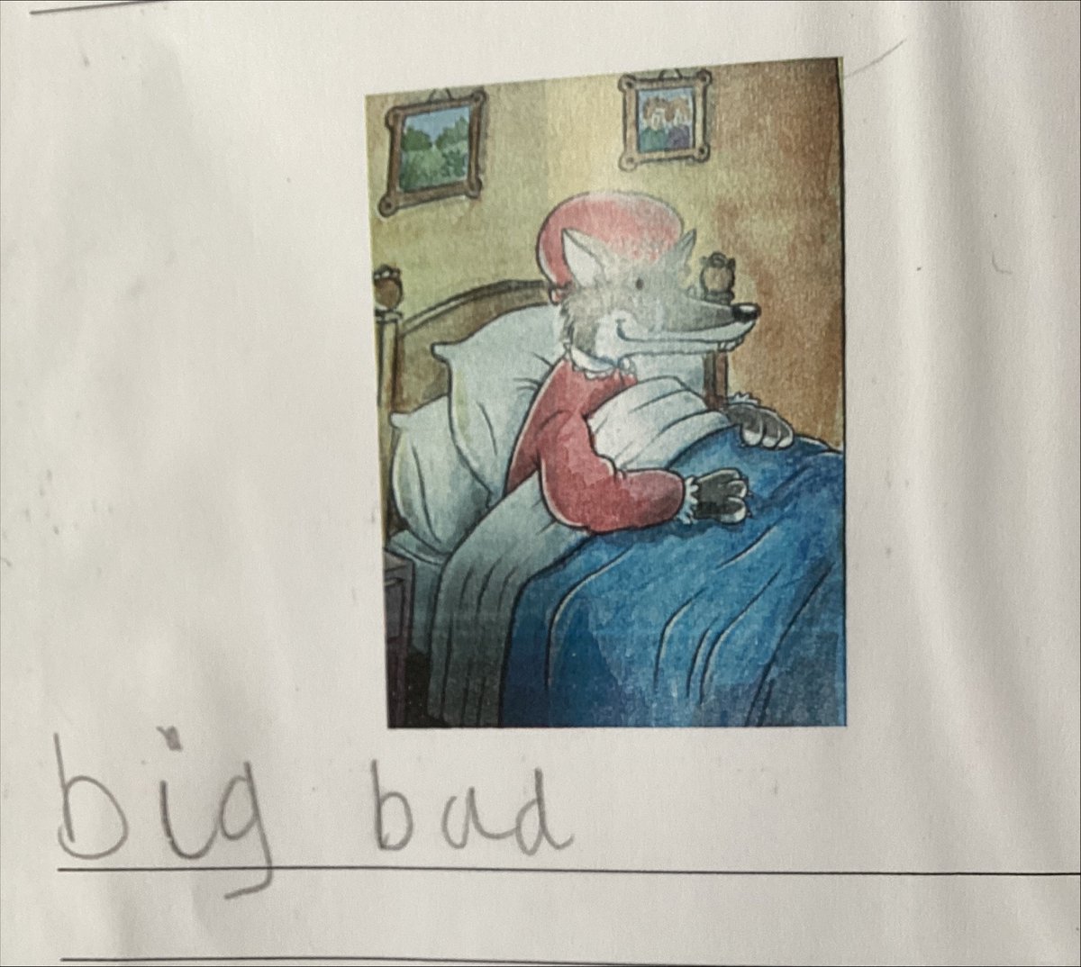 StDomSavioRC's tweet image. EYFS have been working hard on their writing after learning about and retelling the story of #LittleRedRidingHood . We are so impressed with their use of phonics @RuthMiskinEdu and their improving letter formation #EYFSWriting #EYFSReading #SpeakingandListening #EYFSEnglish