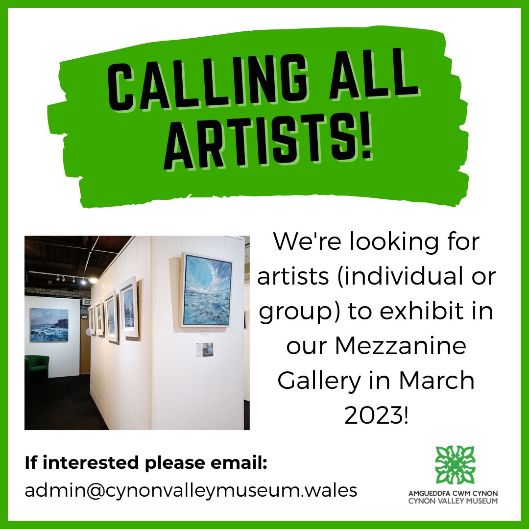 Art exhibition opportunity! 
Get in touch for more information🙂