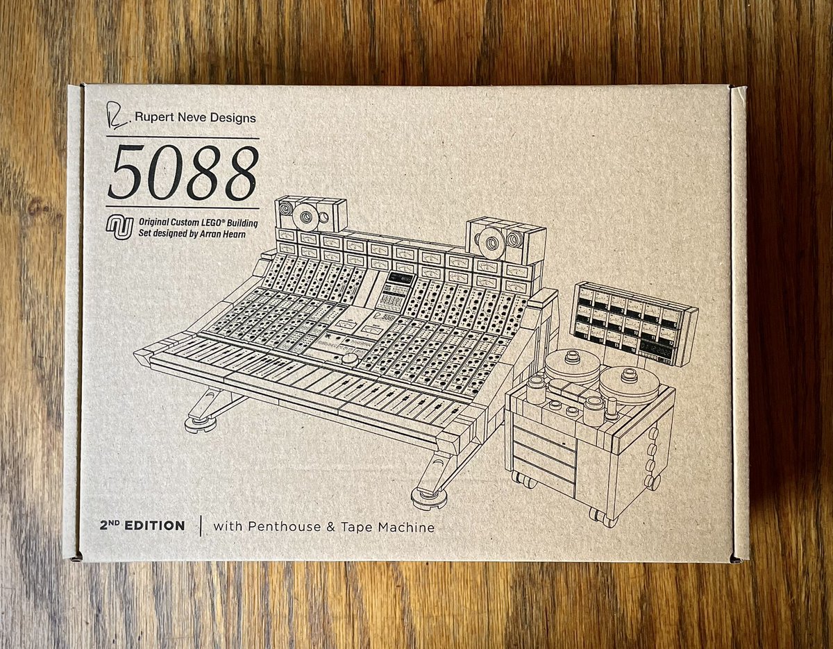 NOVO_SOUND's tweet photo. After two months my @Rupert_Neve 5088 #LEGO set arrived and what a fun build it was!

Well done @ArranHearn for the excellent design. https://t.co/2tjANZsb2n