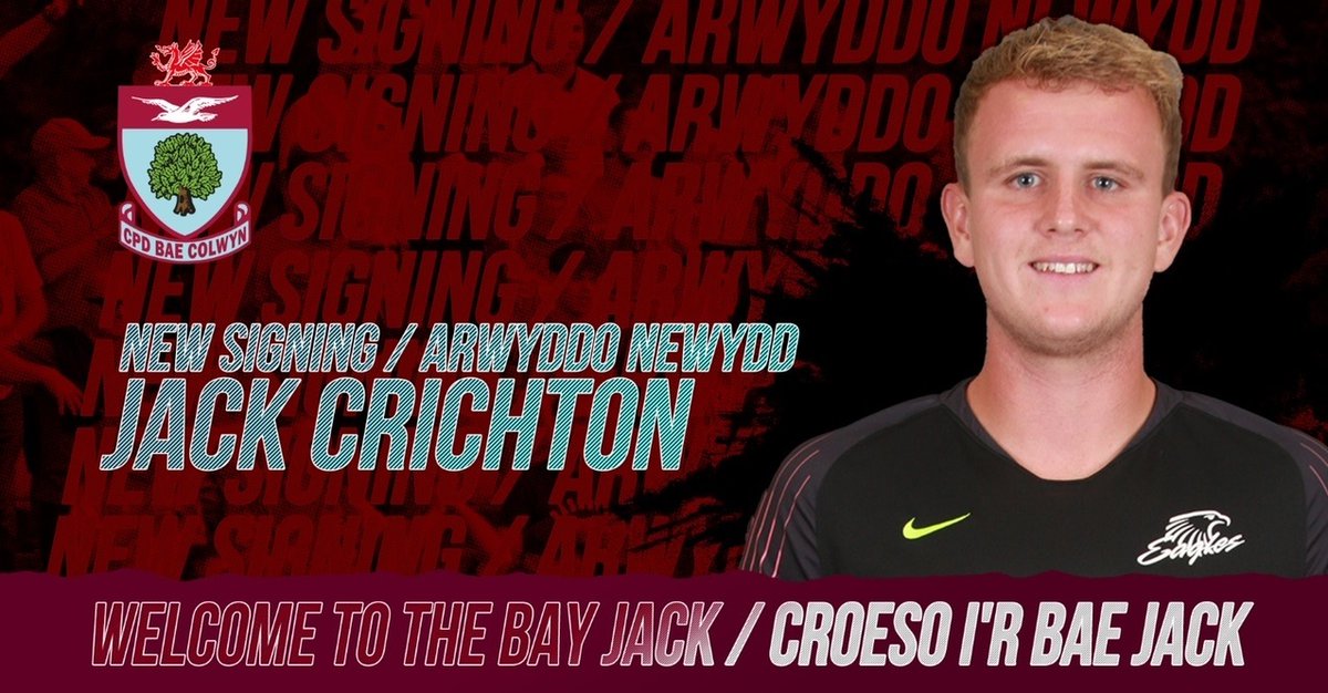 ColwynBayFC's tweet photo. From the Sunshine State to the north Wales coast - welcome to the Bay Jack//Croeso i'r Bae.

More: https://t.co/Dolwt5pIQf https://t.co/jaP4xWTX6G