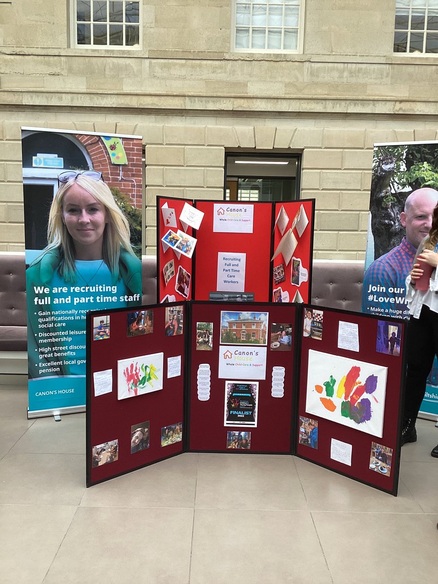 Canons House is at the <a href="/WiltsC_Careers/">Wiltshire C Careers</a> recruitment event today, in County Hall. We’re here to recruit both full and part time Care staff.