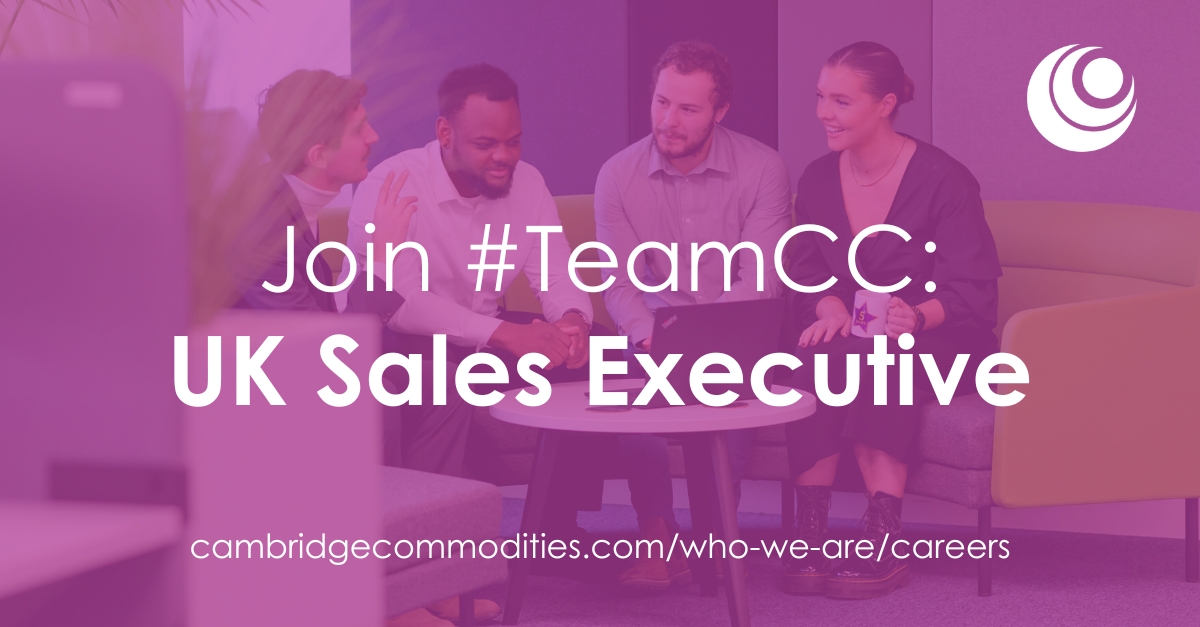 🚨 We're looking for a 𝗨𝗞 𝗦𝗮𝗹𝗲𝘀 𝗘𝘅𝗲𝗰𝘂𝘁𝗶𝘃𝗲 to join our dynamic Sales team! 🚨

Find out more &amp; apply here 👉 bit.ly/3JiMuF8

#TeamCC #nutritionalingredients #globalsupplier #salesexecutive #newopportunities #currentvacancies