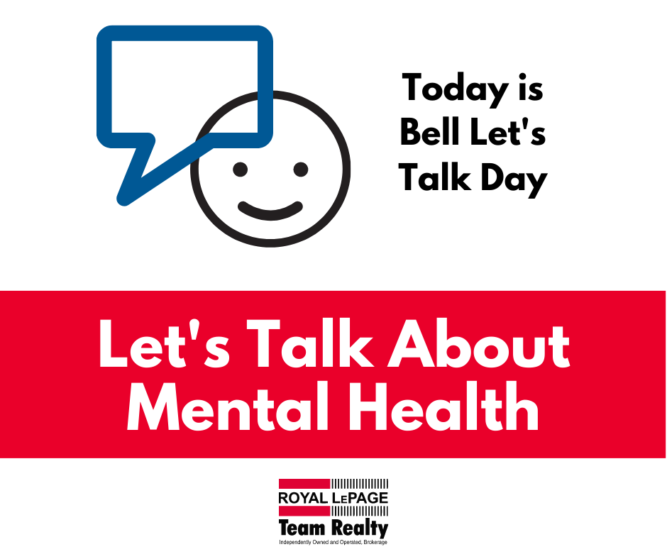 Today is #BellLetsTalk day.

Our mental health plays a big role in our everyday lives. We must work hard to reject the stigma that surrounds these pressing matters, supporting those close to us when they need a hand.