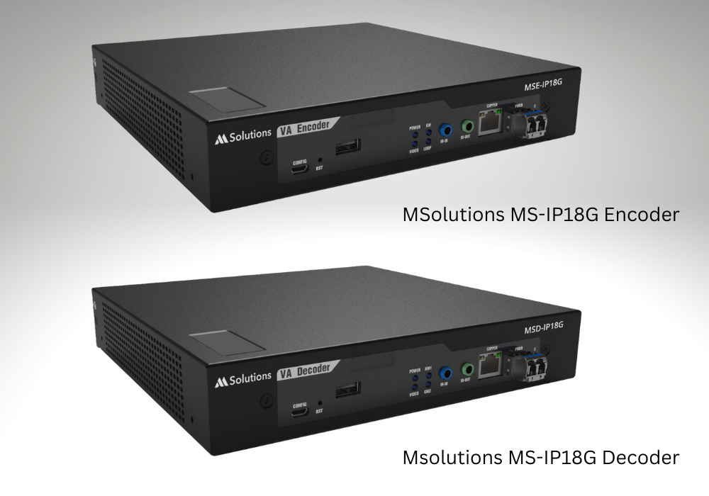 Systems Integration (@spinworkz_sia) on Twitter photo ISE 2023: <a href="/m4sols/">MSolutions</a> to Unveil its First AV over IP Networking Devices. The new Dante-enabled MS-IP18G family includes HDMI 2.0 transmitting and receiving devices that can pass pure, high-resolution 4K video and audio over 1Gb networks (Fiber & Copper).
ow.ly/kAle50MAWjW ISE 2023: <a href="/m4sols/">MSolutions</a> to Unveil its First AV over IP Networking Devices. The new Dante-enabled MS-IP18G family includes HDMI 2.0 transmitting and receiving devices that can pass pure, high-resolution 4K video and audio over 1Gb networks (Fiber & Copper).
ow.ly/kAle50MAWjW
