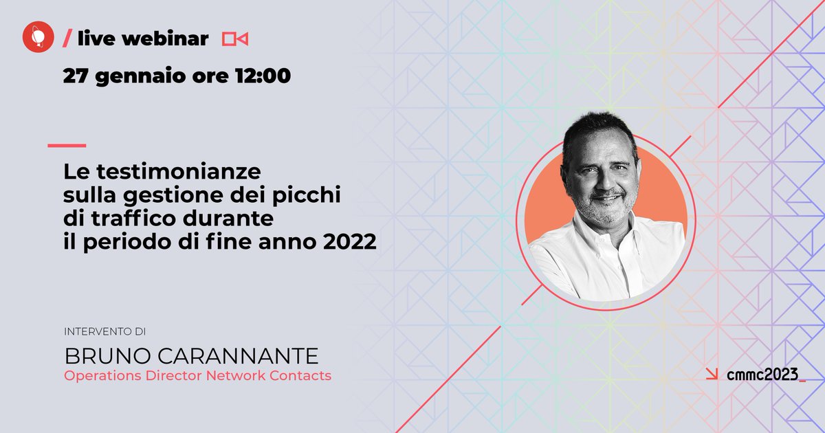 NetworkContacts's tweet photo. 📌 #SaveTheDate | Ormai il front-end omnicanale dei #contactcenter non può fare a meno di una gestione efficace dei “picchi di traffico”.

Ne discuteremo domani, assieme agli amici del #ClubCMMC, a partire dalle 12:  https://t.co/PWkeJN4gXv

#BPO #customerservice #customercare https://t.co/wdxEf9QCg5