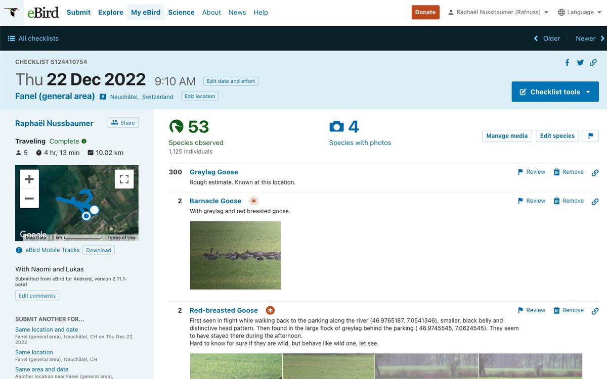 To celebrate the #eBird exotic release (and have a bit of fun after finishing my proposal😃)- I created a new Chrome extension for ebird #datageeks like me: tinyurl.com/2v5ab288

Check the screenshots to see what you can do with it!