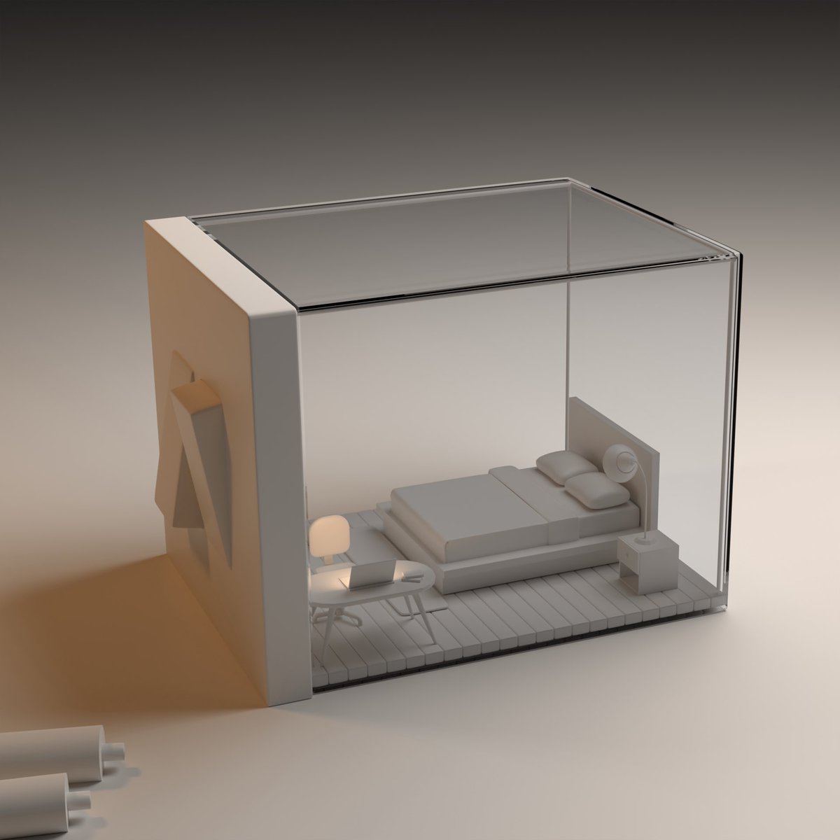 adekogs's tweet photo. If I could live in a switch. Done with Blender. https://t.co/TllYkUpuax