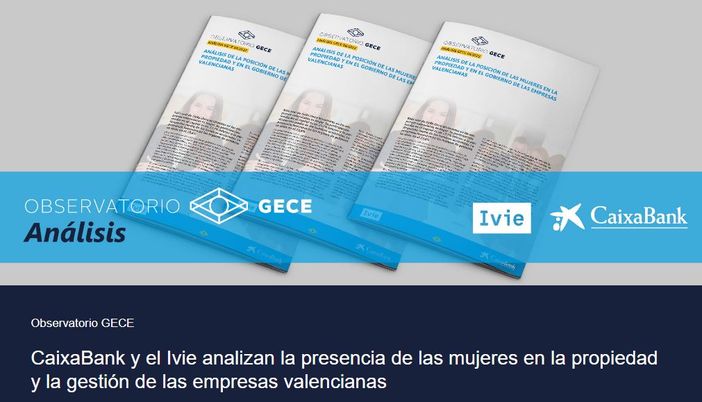Mañana presentamos el último informe del #ObservatorioGECE que analiza el peso de las mujeres en la propiedad y la gestión de las empresas de la C. Valenciana 
<a href="/Ivie_news/">Ivie</a> <a href="/caixabank/">CaixaBank</a> @evap_bpw <a href="/CEF_UV/">CEF_UV</a> 
⏰A partir de las 9:00 
🖊️ Inscríbete acortar.link/9Ndwp5