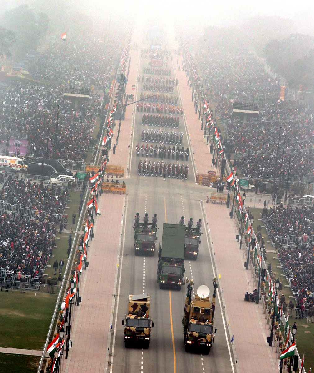 Ministry of Defence, Government of India (@spokespersonmod) on Twitter photo Top view of the contingents during the #RepublicDayParade2023 at #KartavyaPath. (1/2)
<a href="/rajnathsingh/">Rajnath Singh</a> <a href="/AjaybhattBJP4UK/">Ajay Bhatt</a> <a href="/adgpi/">ADG PI - INDIAN ARMY</a> <a href="/PIB_India/">PIB India</a> <a href="/indiannavy/">SpokespersonNavy</a> <a href="/IAF_MCC/">Indian Air Force</a> Top view of the contingents during the #RepublicDayParade2023 at #KartavyaPath. (1/2)
<a href="/rajnathsingh/">Rajnath Singh</a> <a href="/AjaybhattBJP4UK/">Ajay Bhatt</a> <a href="/adgpi/">ADG PI - INDIAN ARMY</a> <a href="/PIB_India/">PIB India</a> <a href="/indiannavy/">SpokespersonNavy</a> <a href="/IAF_MCC/">Indian Air Force</a>