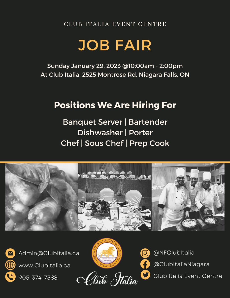 We are hiring!

Bring a resume for an on the spot interview. 

Hope to see you there!