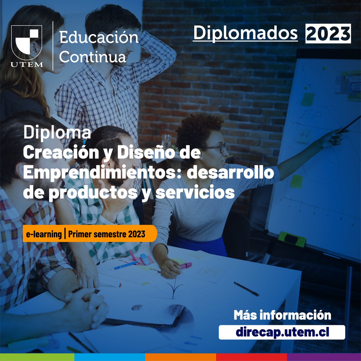 💡 La capacidad emprendedora es cada día más relevante para gestionar la propia carrera. El Diplomado en Creación y Diseño de Emprendimientos UTEM te entregará herramientas de gestión, innovación y puesta en marcha de emprendimientos.
➡ Conoce más : direcap.utem.cl/programas/dipl…