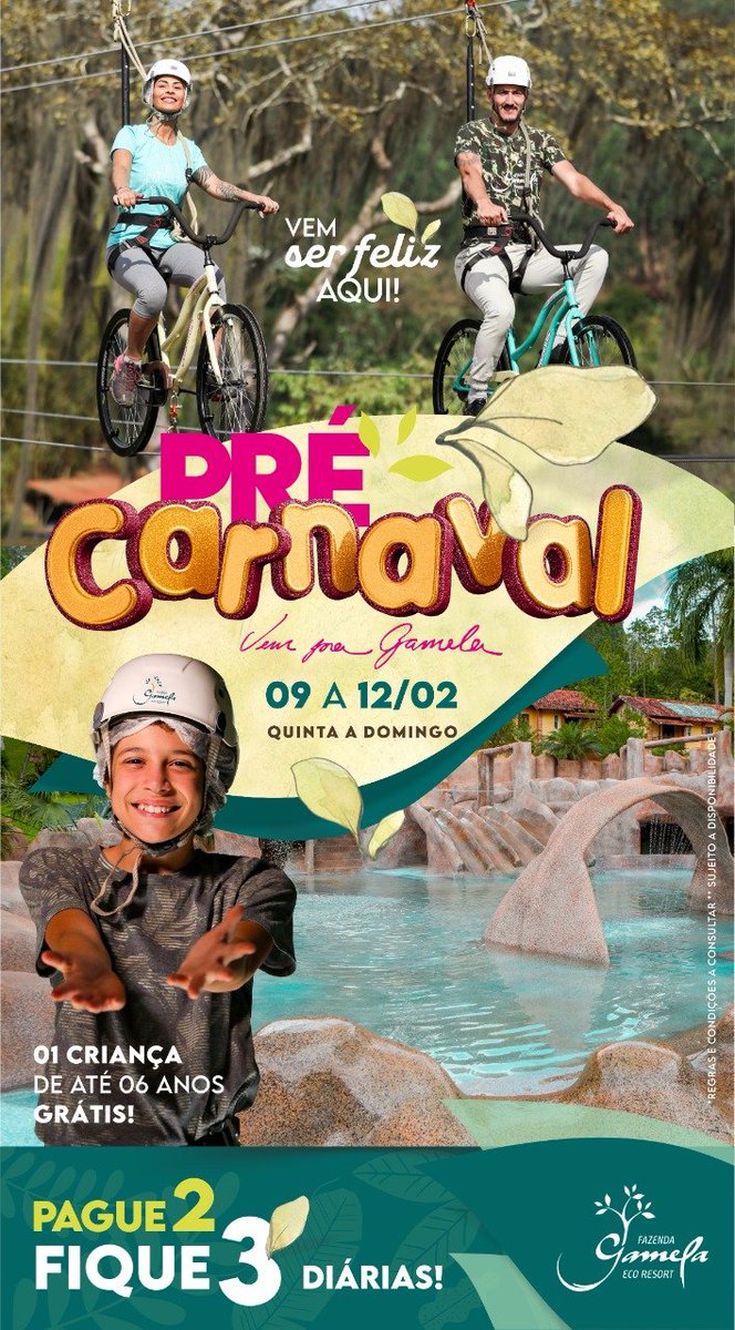 GamelaResort's tweet photo. Dias inesquecíveis te esperam aqui! Porque você merece. Porque a sua família merece. Vem pra Gamela!

Descubra mais agora: https://t.co/TtCwXkHHBC

#hotelfazenda #resort #resorts #gamela #gamelaecoresort #vempragamela https://t.co/TY7H4JKKr6