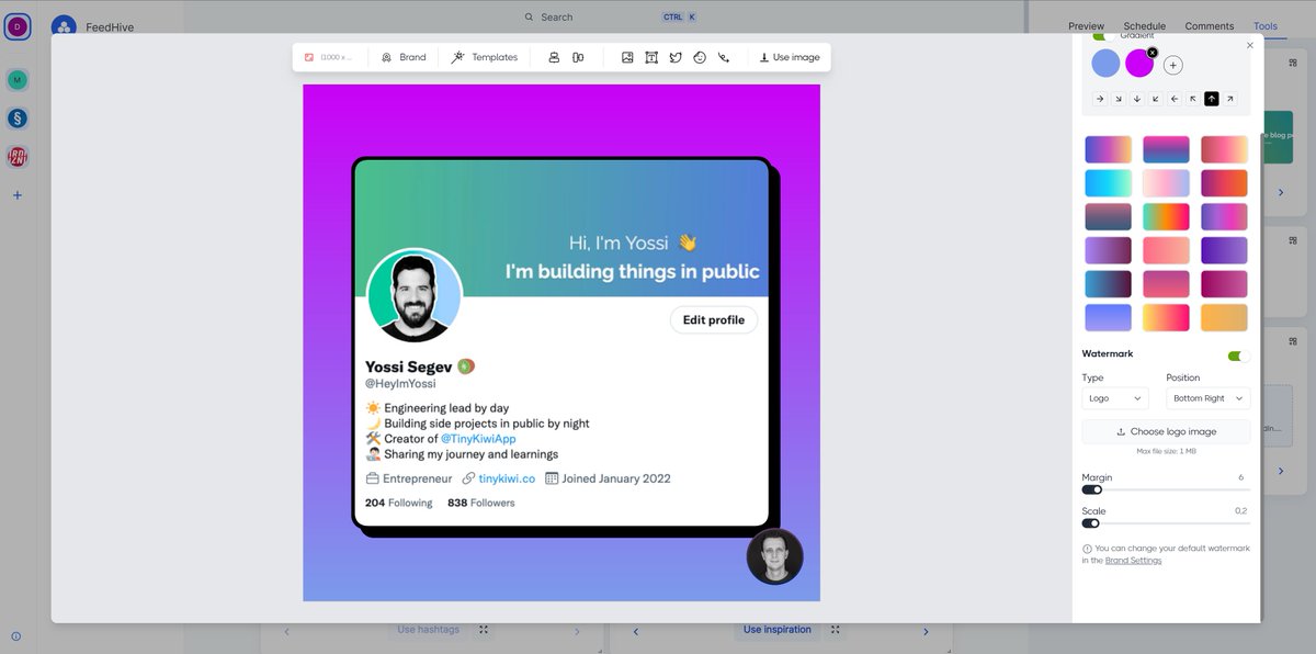 <a href="/TinyKiwiApp/">TinyKiwi</a> in @FeedHive_io!  

I love it 😍