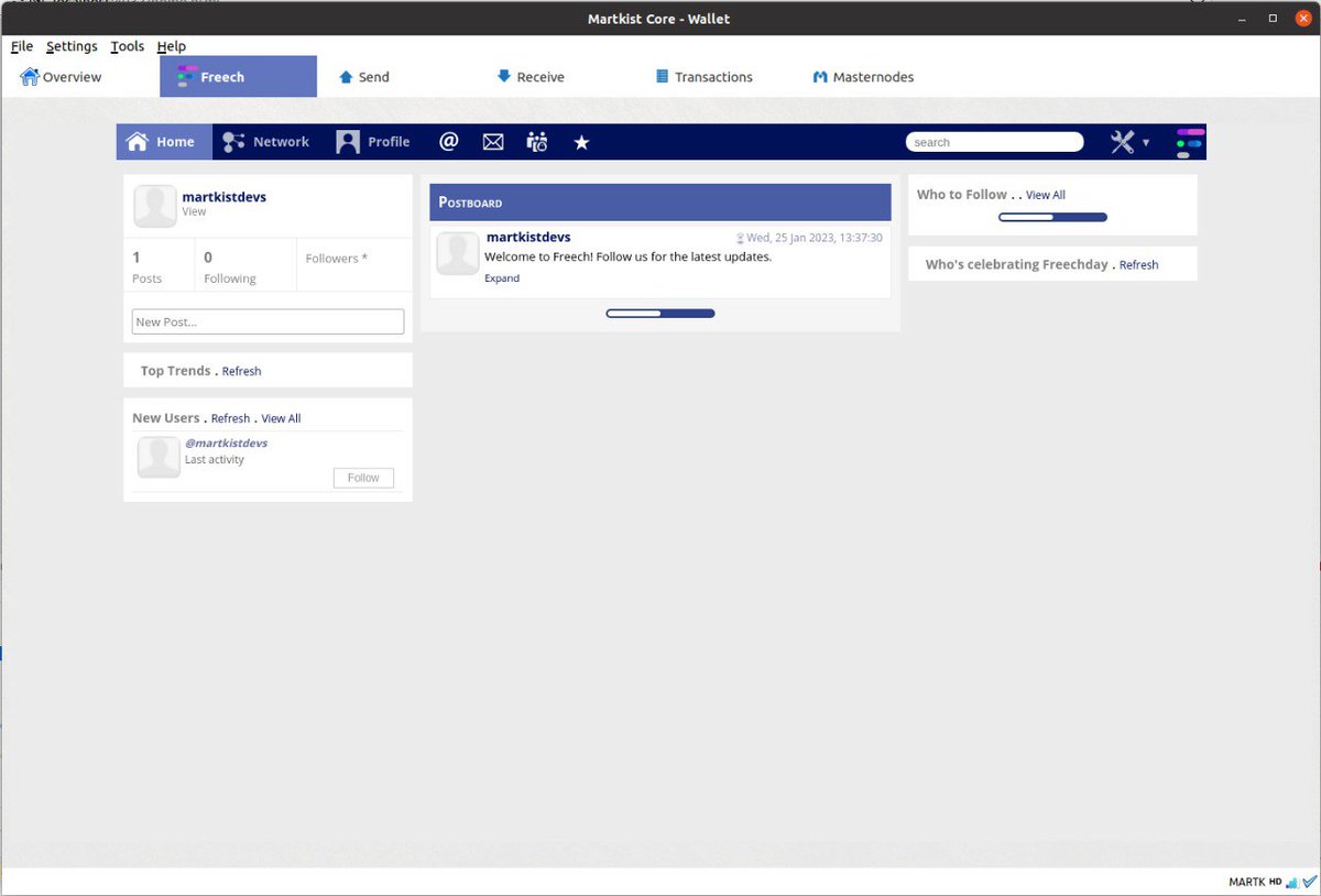 Beta testers Needed for our #P2P #decentralized  microblogging Dapp visit our Discord discordapp.com/invite/kVrEPag $martk #martkist