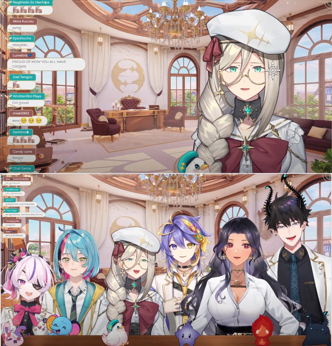 From yesterday's wholesome stream :3 Heres the office i made for <a href="/AiaAmare/">Aia Amare 👼⭐NIJISANJI EN</a> :3 Happy half anniversary to Iluna and wish you all the best!
