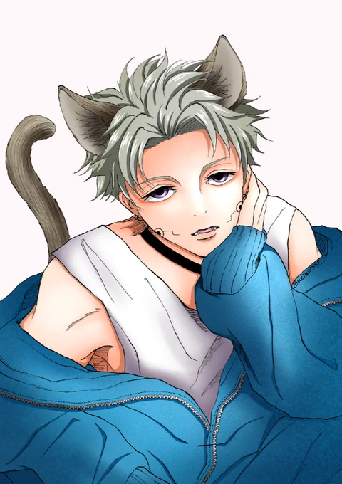 氏ちゃん の線画を塗らせてもらいました大好きな棘くんをウハウハして塗りました氏ちゃんありがとう 