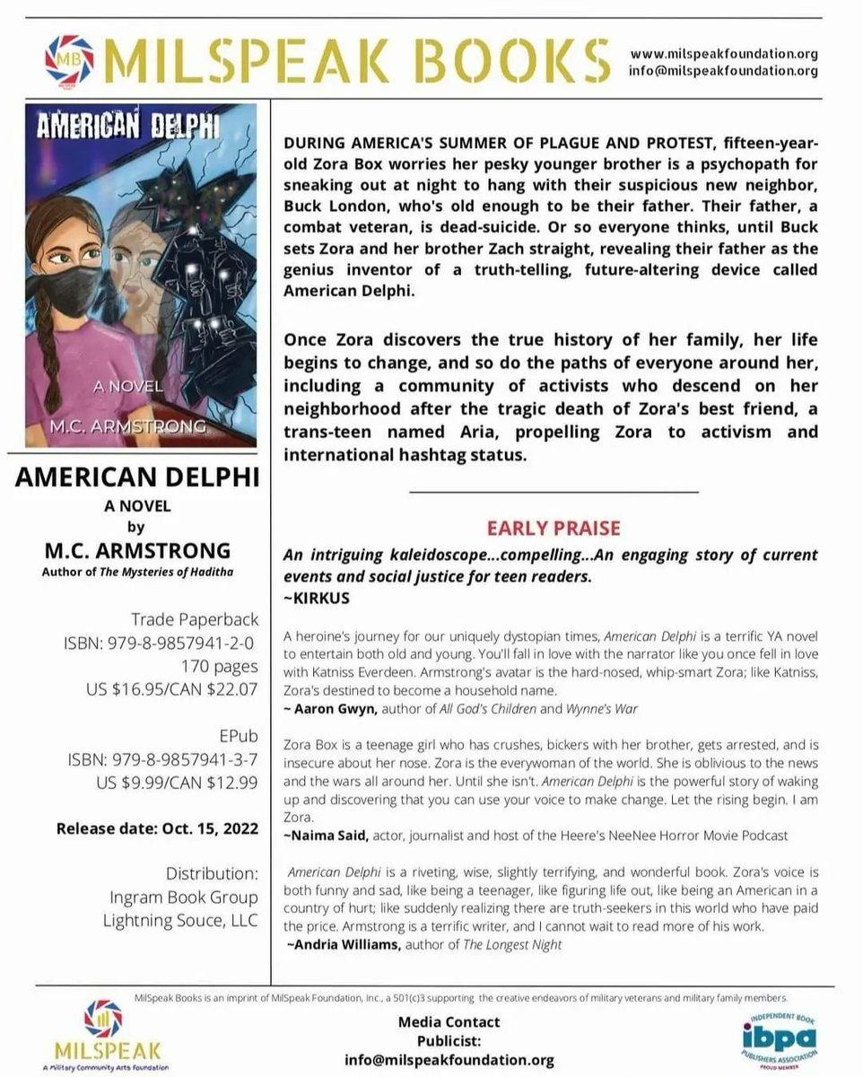 mcarmystrong's tweet photo. Both haunted by the burn pits. Both fired by a dare to tell the truth. Both birthed by the indomitable @tracycrow1. Wanna come behind the curtain?
#TheMysteriesOfHaditha
#AmericanDelphi
@PotomacBooks @MilspeakF
@H7Foundation @TulsiGabbard
https://t.co/uQDmOFI8A0 https://t.co/m1m3aNJrN8