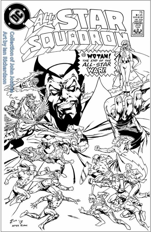 PrestwichJosh's tweet photo. Five years ago today, the first of my #AllStarSquadron #ContinuationProject commissions popped into my inbox, from artist Ian Richardson.
5 years on, I've got 89 (!) of these, I'm not far off commissioning issue #150, and a second batch will be in February's Alter Ego #180. https://t.co/8iQEvUxrJA