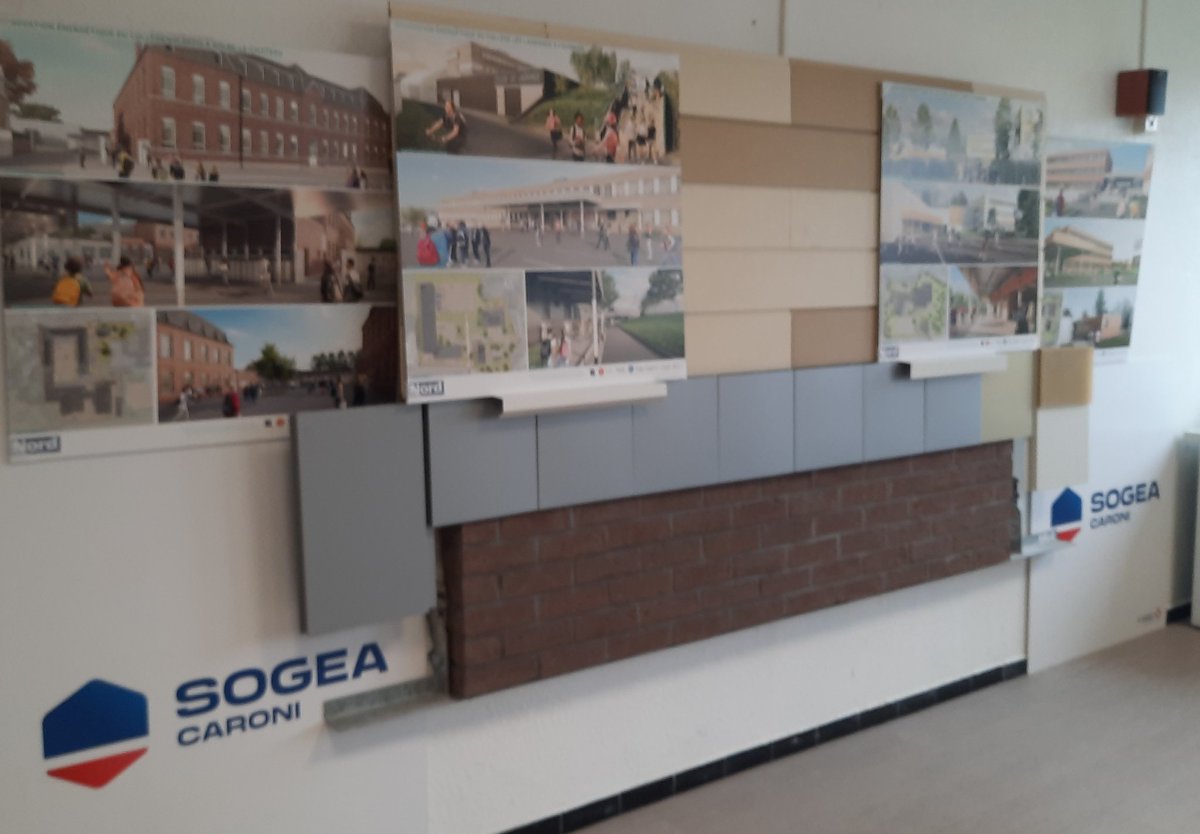 MarieCieters's tweet image. Après-midi consacrée aux Contrats de Performance Énergétique de l&apos; #Avesnois et notamment ceux des 2 collèges de #Fourmies

✅️ Lancement de la présentation des travaux en cours au collège Léo Lagrange #Fourmies en présence de mes collègues @MHIRAUX @DEVOSCarole_