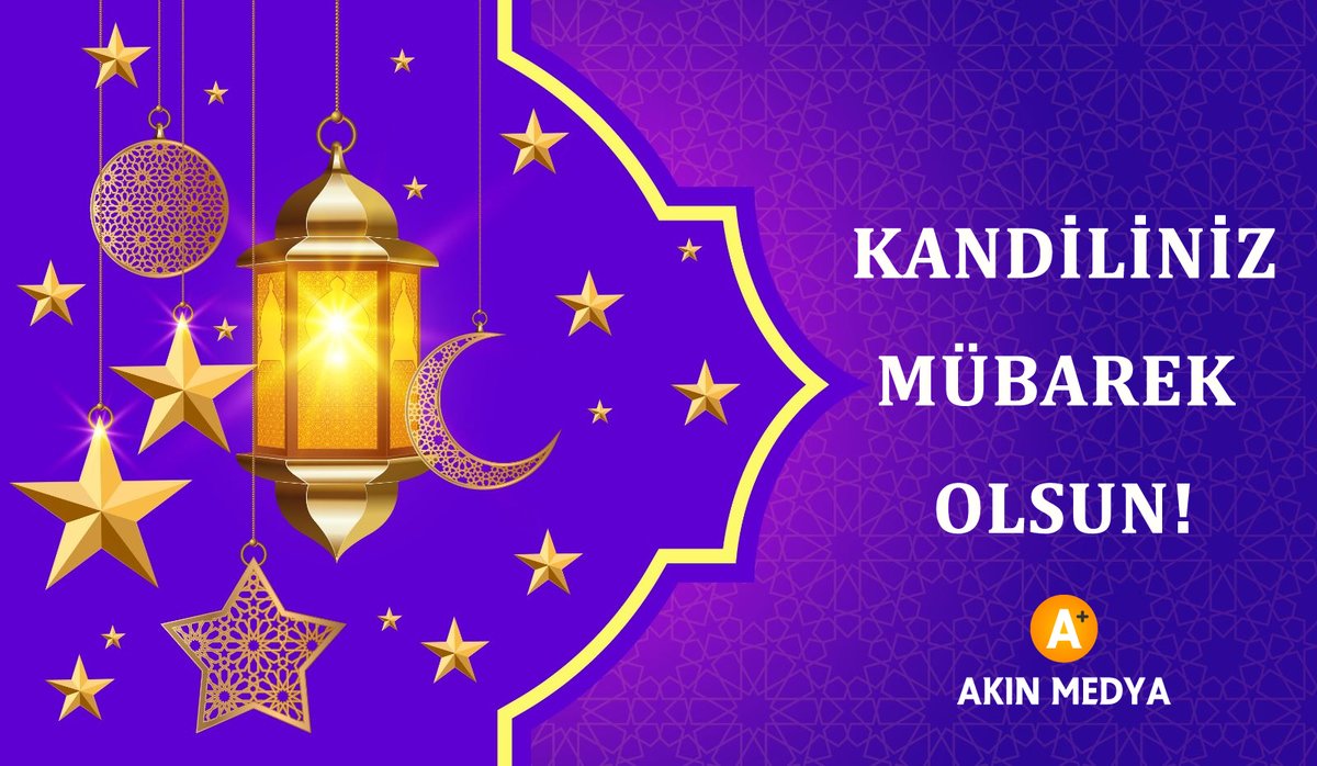 AkinMedya's tweet photo. Kandilinizi Tebrik Ederiz!

#RegaipKandili https://t.co/HWBotNdx1r