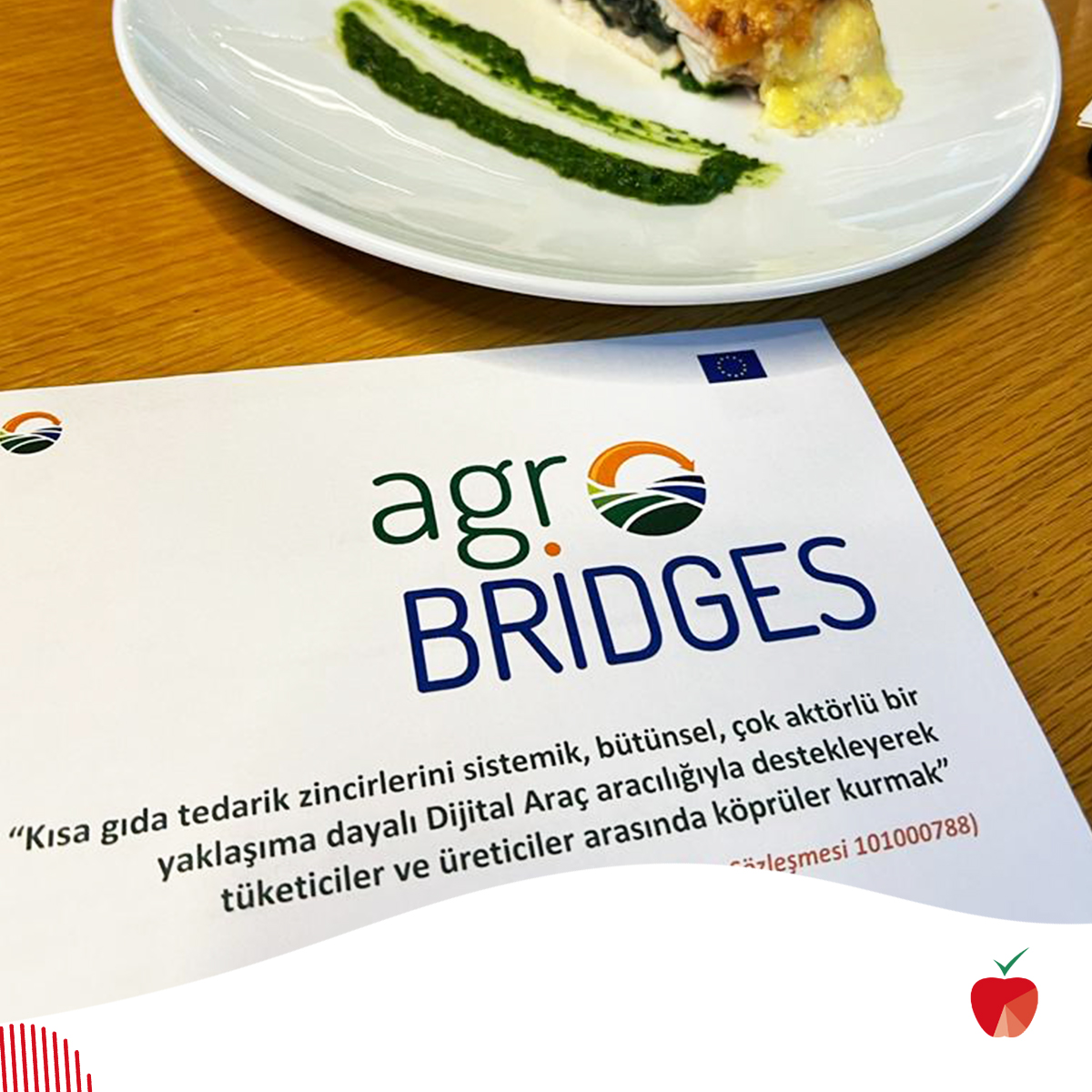 agrobridges_EU's tweet image. 📢Exciting update! 

✅@SabriUlkerVakfi successfully hosted the #LetsMeet event with @NisantasiEdu Emphasizing #localproduct consumption &amp;amp; raised #awareness among #Gastronomy students.

👥60 attendees &amp;amp; strong social media impact. Thrilled with the results for our project 
#SFSC
