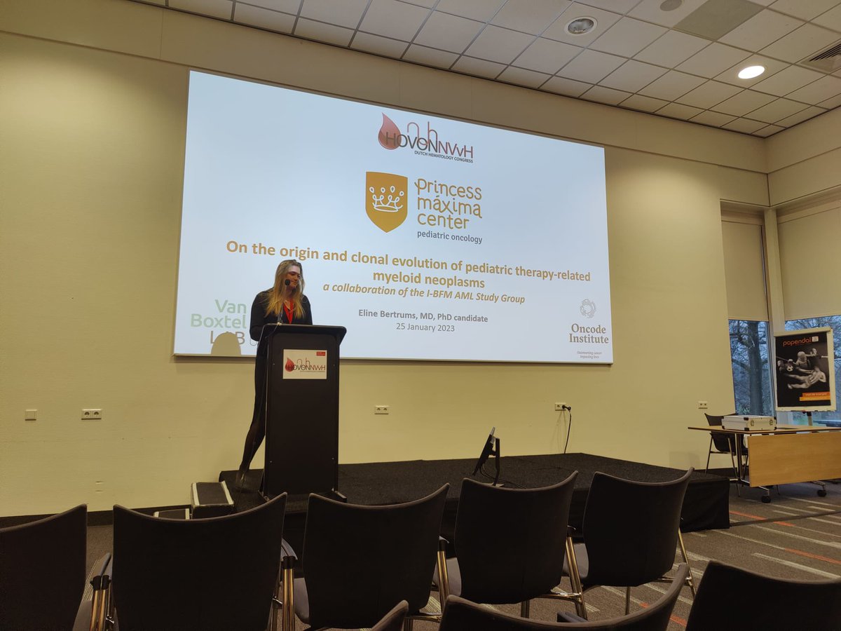 Great to share some of our latest data on pediatric therapy-related myeloid neoplasms at the Dutch #Hematology Congress. #myeloidleukemia #DHC2023 @BoxtelLab <a href="/prinsesmaximac/">PrinsesMáximaCentrum</a>