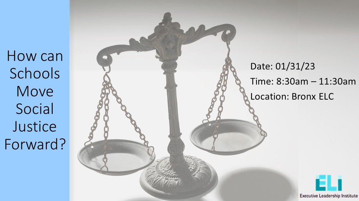 This workshop will offer participants insights on how their school can respond to the social justice movement. #ELI40NYC #ALPAPCSA #CSAFOLLOW