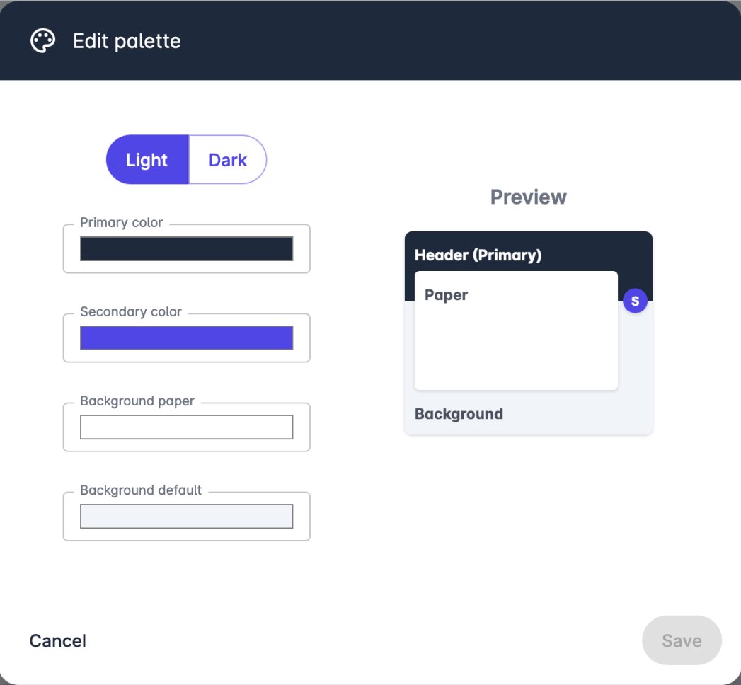 fusetheme's tweet photo. Fuse React Feature:

🎨Advanced Theme Management

⚙️You can customize the color scheme of individual template sections i.e. Main, Navbar, Toolbar, Footer

#reactjs #admintemplate #developer https://t.co/DkoCAj2T8i