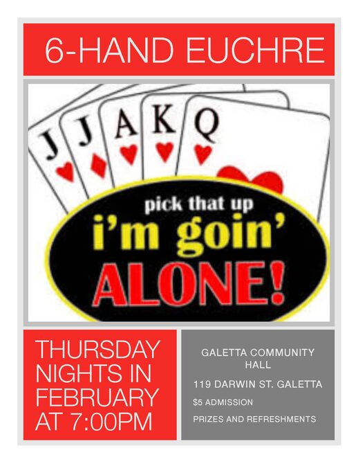 _ClarkeKelly's tweet photo. Who's up for some euchre next month? #Fitzroy #Galetta https://t.co/Evdj9qZNHY