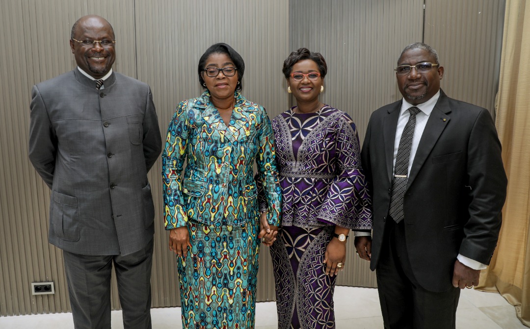 Ravie de vous avoir revu au pays de la #Teranga Madame la Vice Présidente Rose Christiane Raponda. #Senegal #kebetu #Gabon