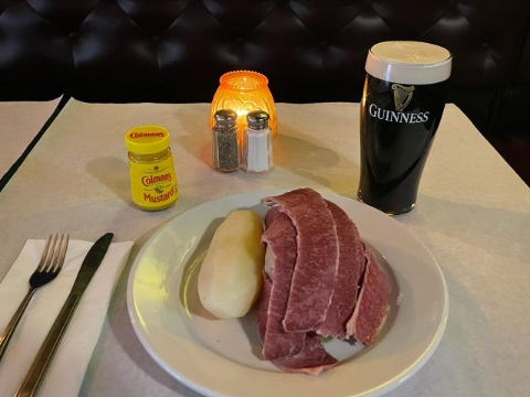 Thursday means our legendary Corned Beef &amp; Cabbage!