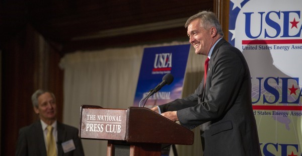 .<a href="/NRECAJim/">Jim Matheson</a> briefs industry leaders and media this morning at <a href="/USEnergyAssn/">U.S. Energy Association</a> forum:  generational policy wins in 2022 that will have meaningful impacts on how #electric #cooperatives power and empower rural communities for many years to come.  <a href="/NRECANews/">NRECA</a> #SOTEI2023