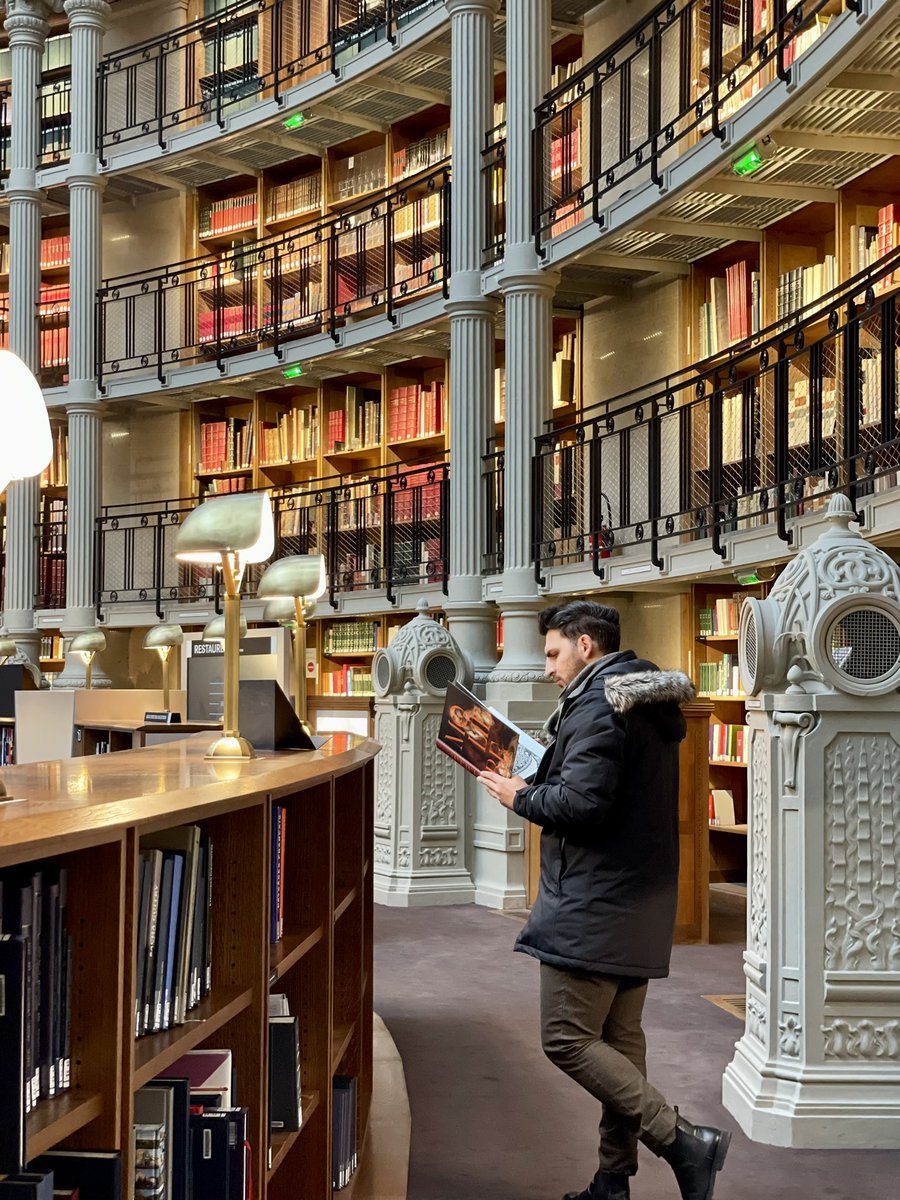 yavcos25's tweet photo. Superbe découverte de la semaine. Réouverture du site Richelieu de la @laBnF après douze ans de travaux de rénovation. Un endroit idéal pour rédiger sa thèse 😍 https://t.co/GDhDFvtTcv