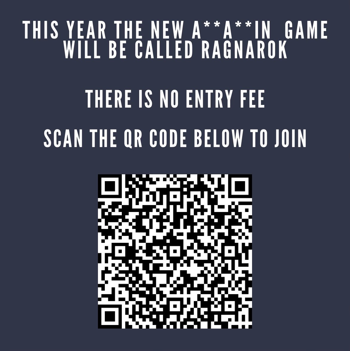 New year ,new ways! The once commonly know “senior game” will now be called Ragnarok! Join in on the competition to possibly win TWO FREE PROM TICKETS! 🎟️🎟️🎟️MAY THE BEST SENIOR WIN!! 🏆🏆🏆
forms.office.com/Pages/Response…
👆 link to participate