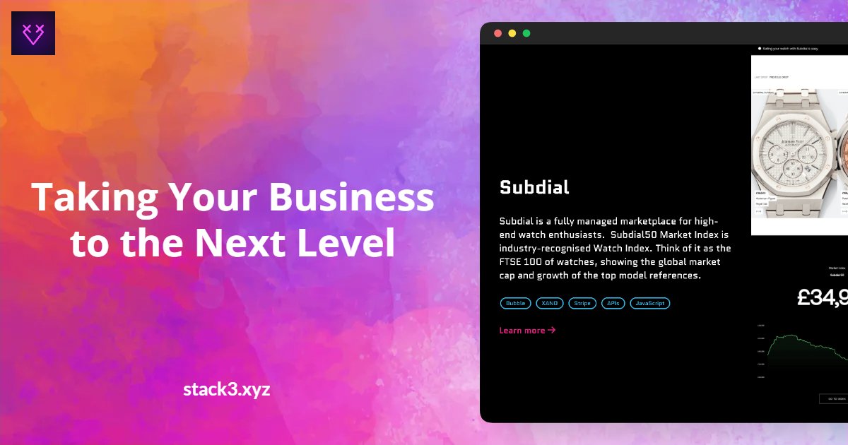 🚀Just finished one of the biggest #nocode projects yet! Our team at <a href="/Stack3DAO/">Stack3</a> built a fully scalable infrastructure for a growth stage #startup using <a href="/bubble/">Bubble</a> and <a href="/nocodebackend/">Xano</a> 🙌
#lowcode #development #founders #saas #business #project #product #innovation #buildinpublic