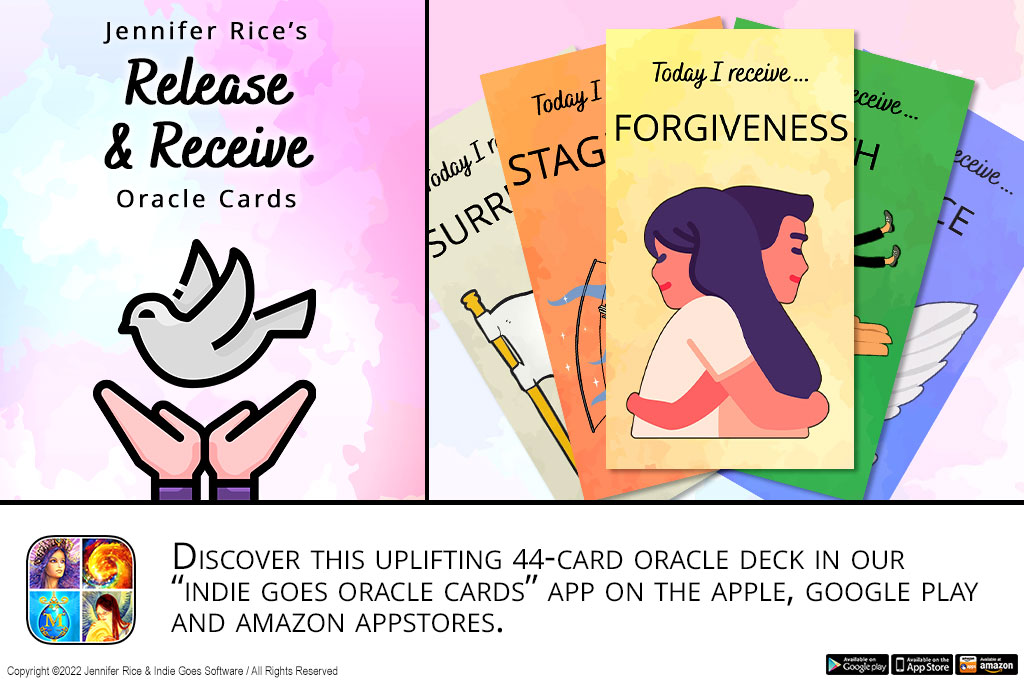 New uplifting deck available in our oracle cards collection: "Release and Receive Affirmations Cards" by Jennifer Rice! Try it now for free: bit.ly/oraclecard