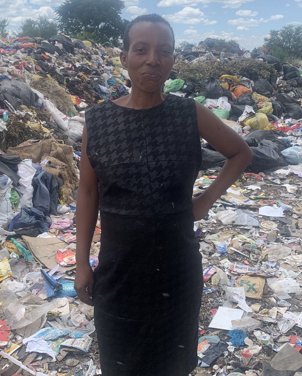 In KwaMhangla meeting people who are striving to recover secondary plastics. Zanele is one inspiring lady, 50 tonnes a month recovered and put back into the economy through her efforts! “Wrap project has inspired me to keep going in my business” @wasteaid @wrapuk
