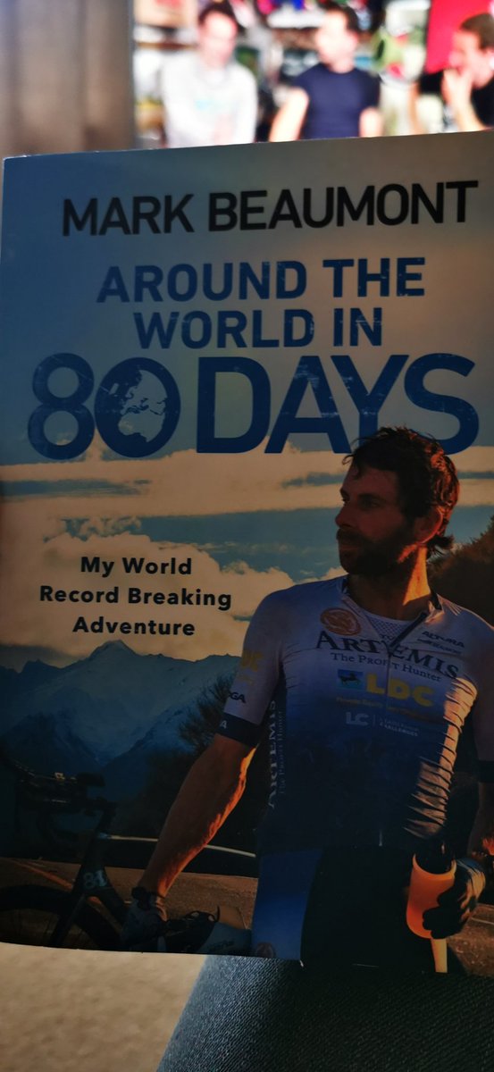 banjo2109's tweet image. After reading about @MrMarkBeaumont record breaking cycle, "around the world in 80 day's".  I'm now catching up with his story on #GCN #GlobalCyclingNetwork