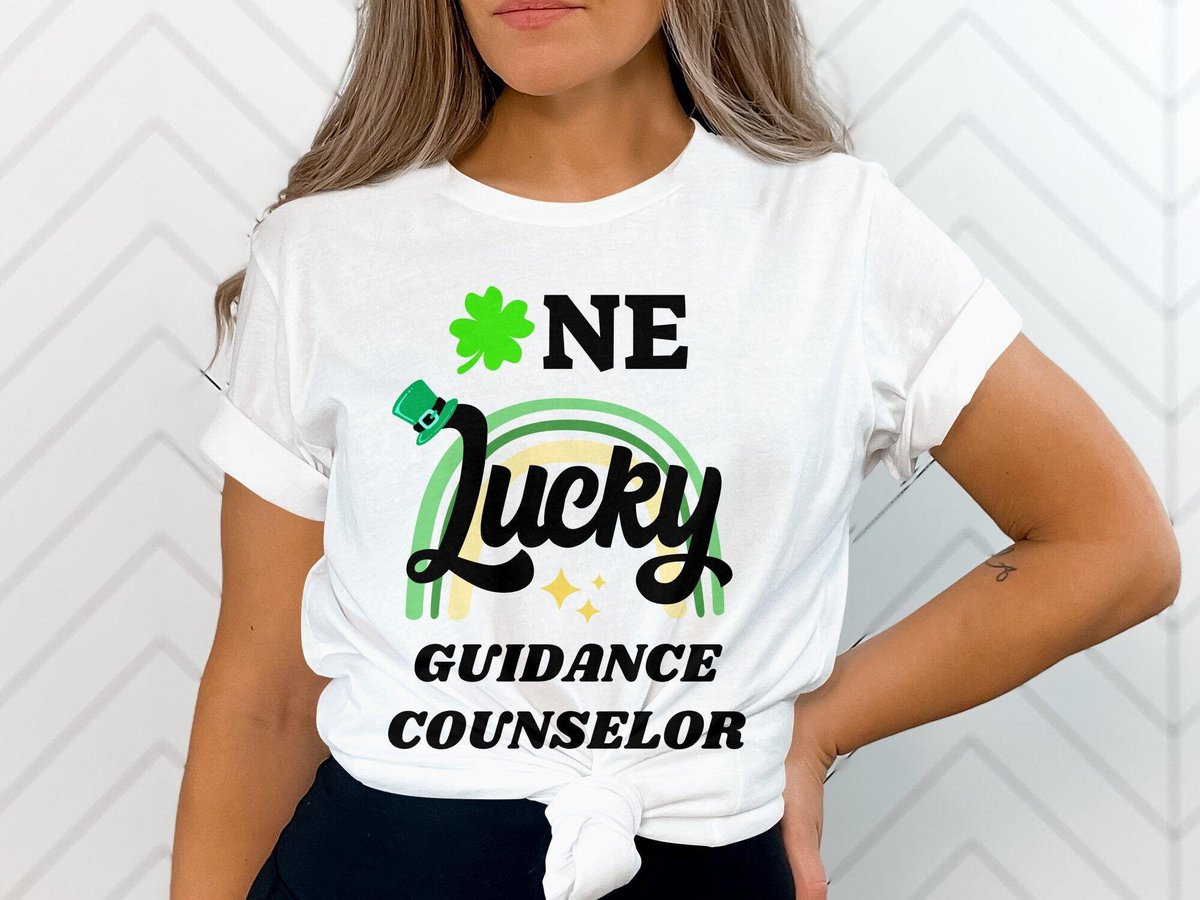 Excited to share the latest addition to my #etsy shop: Guidance Counselor,St Patrick's Day Shirt, Shamrock Tee, Lucky , Paddy Day Gift, For him or her, Can't pinch this etsy.me/3kzGehK #birthday #stpatricksday #guidancecounselor #stpatrickdayshirt #shamrockshir