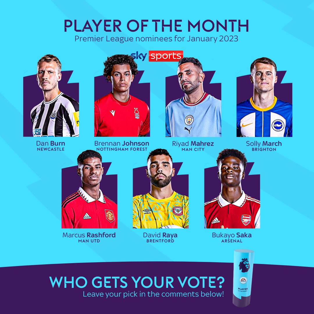 BREAKING: The nominees for EA SPORTS Player of the Month are in ⚽⭐

Who gets your vote? 👀