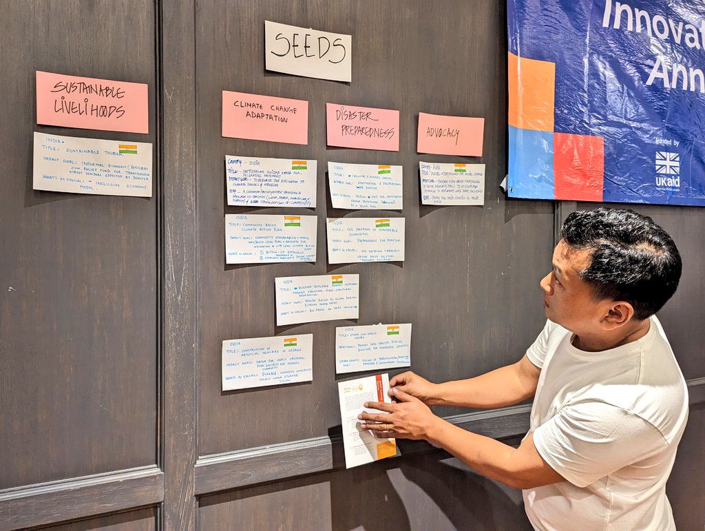 The Community-Led Innovation Partnership (CLIP) Annual Workshop 2023 continues on the 3rd day to delve into each innovation supported by @Elrha, @ADRRN1, @StartNetwork, @AsecsaG Guatemala, CDP Philippines, @SeedsIndia & YEU. We learn how together we can have collective impacts.