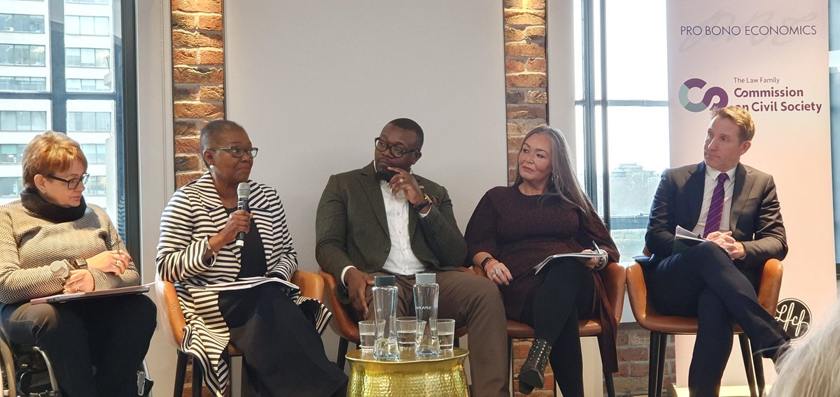 'On the brink of a potentially transformative moment...' @ValerieAmos @ProBonoEcon launch of #CSUnleashed report - civil society, business and govt must pull together if we want to solve the challenges we face.@Tanni_GT @DeborahMeaden @2020ChangeUk @MattWhittakerPB @Gus_ODonnell