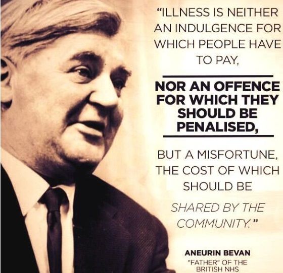 I am so angry.
The Tories have no right and no mandate to privatise the NHS.
The greatest public service institution ever; universally admired and once the envy of all.
Paid for and owned by the people.
This cannot happen.
#ToriesOut202 #NHSPrivatisation #NHSinCrisis 
Nye Bevan: