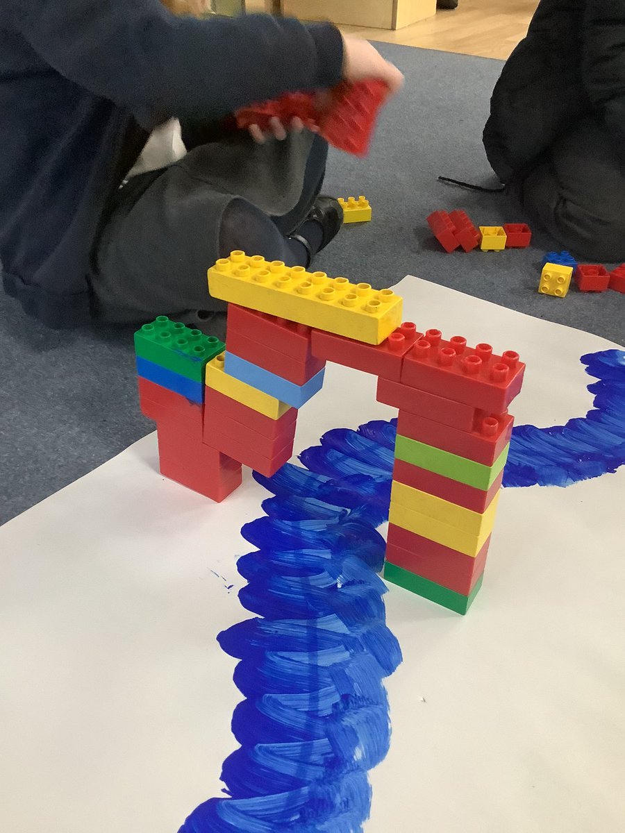 SomersEYFS's tweet photo. “Who’s that trip-trapping over my bridge?” 

Which gruesome traditional tale character growled those words? We have been reading and innovating the story in Reception this week, and we have been quick-building bridges out of different materials! https://t.co/D7fM8tK07b