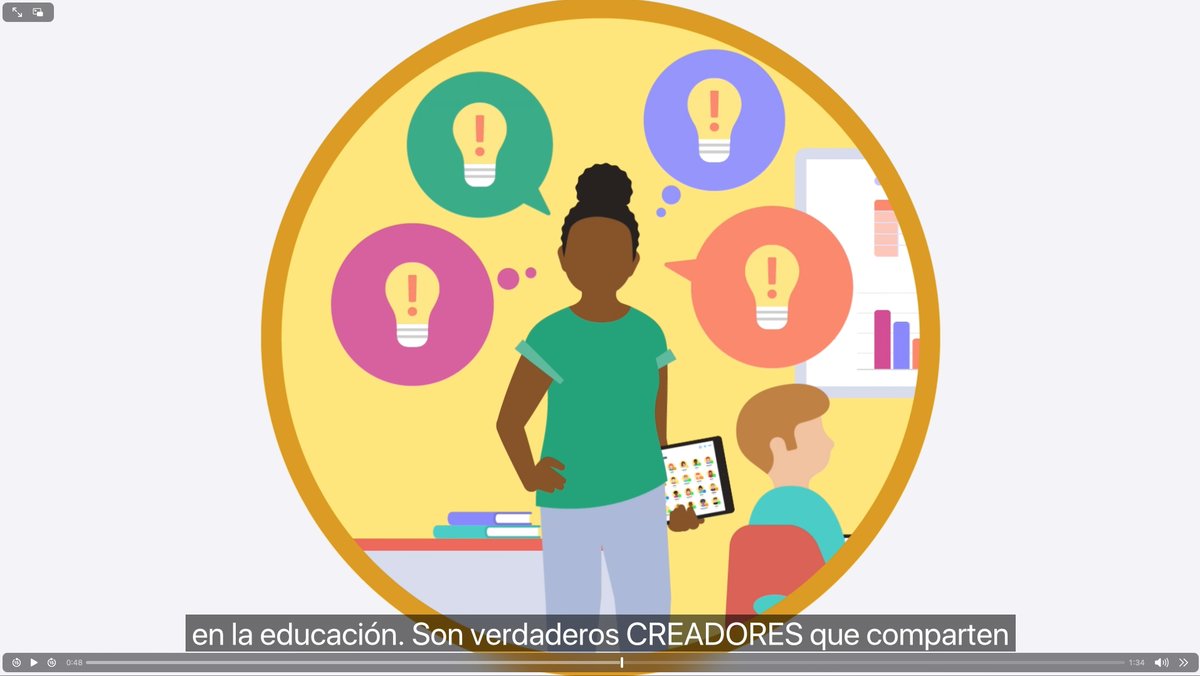 Más información sobre los Apple Distinguished Educators: bit.ly/ADE_Apple_Vid